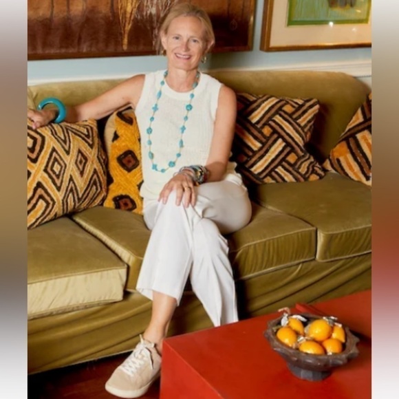 NEW J.MCLAUGHLIN SZ XS CREAM LENA Sweater Vest Sleeveless Knit - Picture 2 of 6